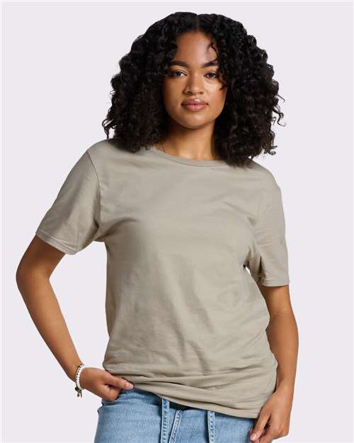 Custom Embroidered JERZEES Premium Cotton T-Shirt 570MR Clay