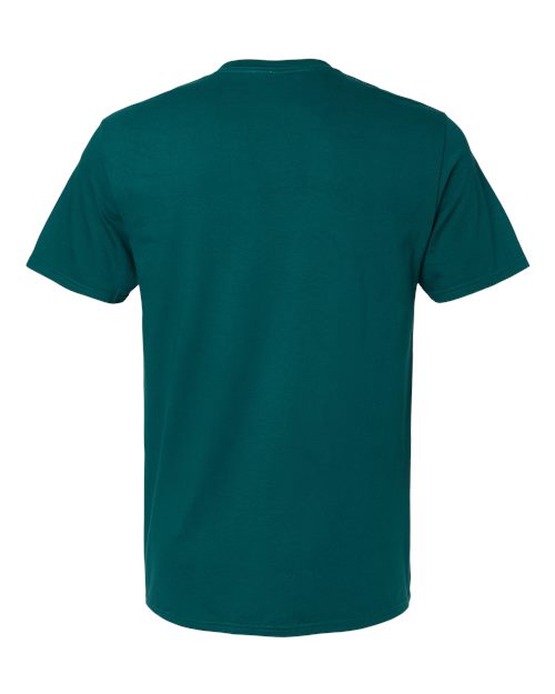 JERZEES Premium Cotton T-Shirt 570MR Clay Custom Embroidered Business Logo