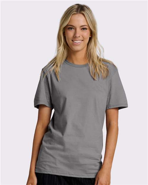 Custom Embroidered JERZEES Premium Cotton T-Shirt 570MR Rock