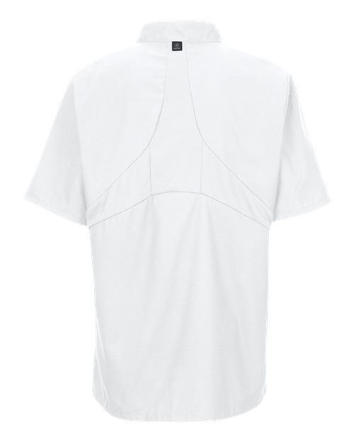 Chef Designs Mimix™ Short Sleeve Chef Coat with OilBlok 046X Custom Embroidered Business Logo