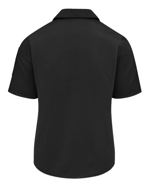 Chef Designs Women's Poplin Airflow Cook Shirt with OilBlok 501W Custom Embroidered Business Logo