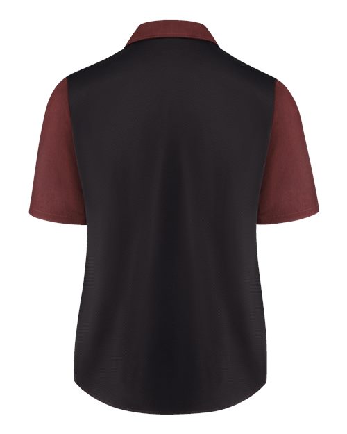 Chef Designs Women's Poplin Airflow Cook Shirt with OilBlok 501W Custom Embroidered Business Logo