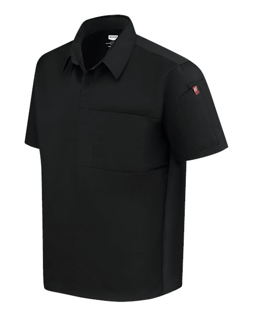 Chef Designs Poplin Airflow Cook Shirt with OilBlok 502M Custom Embroidered Business Logo
