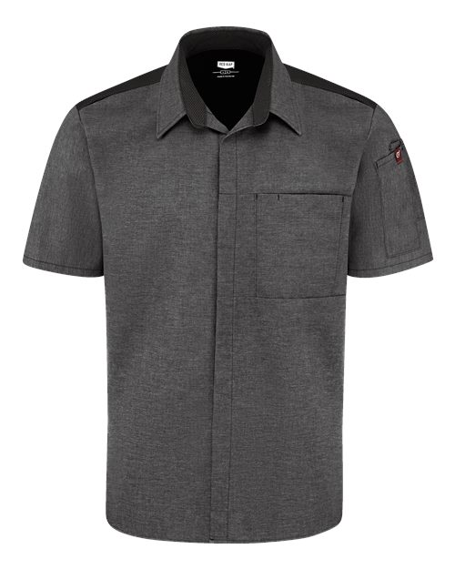 Chef Designs Poplin Airflow Cook Shirt with OilBlok 502M Custom Embroidered Business Logo