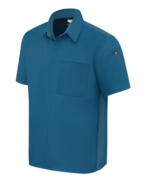 Chef Designs Poplin Airflow Cook Shirt with OilBlok 502M Custom Embroidered Business Logo