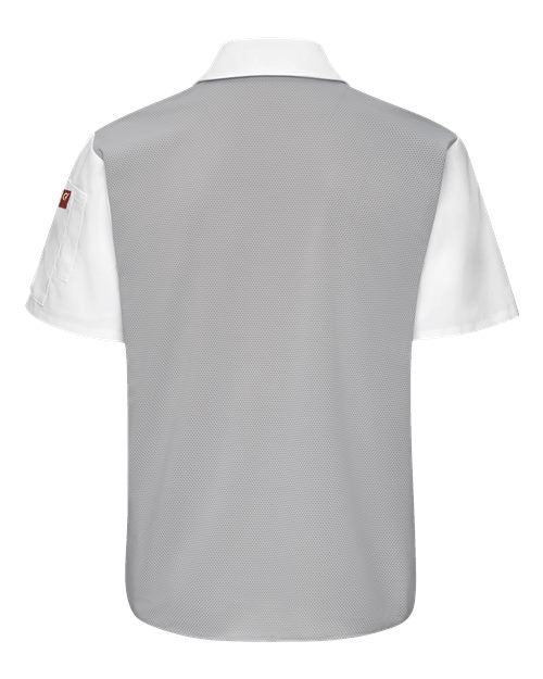 Chef Designs Poplin Airflow Cook Shirt with OilBlok 502M Custom Embroidered Business Logo