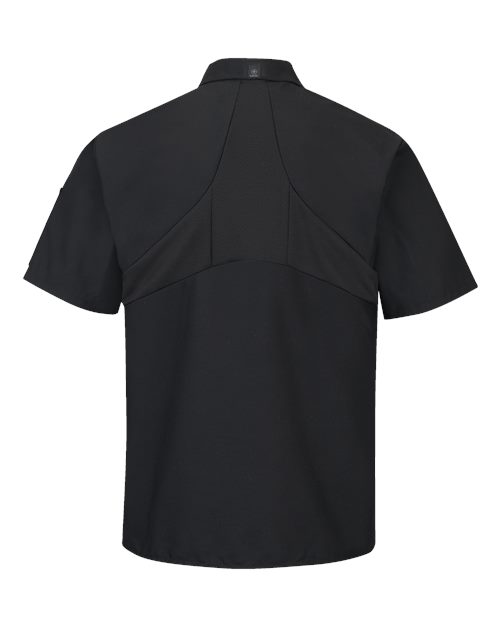 Chef Designs Poplin Airflow Cook Shirt with OilBlok 502M Custom Embroidered Business Logo