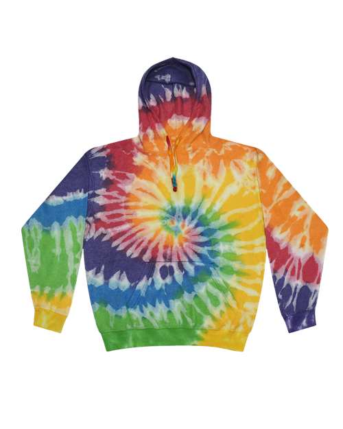 Colortone Tie-Dyed Cloud Fleece Hooded Sweatshirt 8600