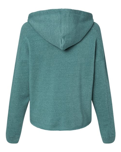 MV Sport Women's Angel Fleece Crop Hooded Sweatshirt W23101