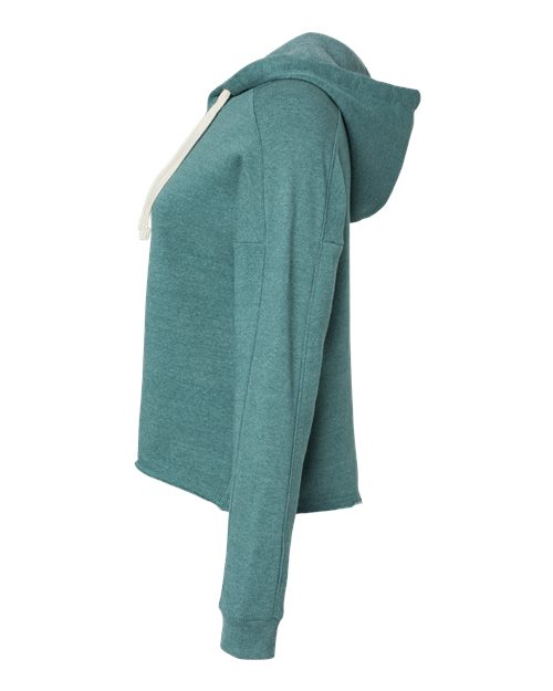 MV Sport Women's Angel Fleece Crop Hooded Sweatshirt W23101
