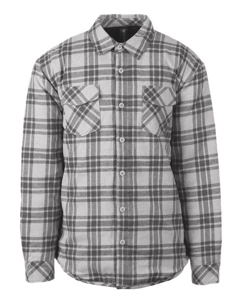 Burnside Quilted Flannel Shirt Jacket 8610