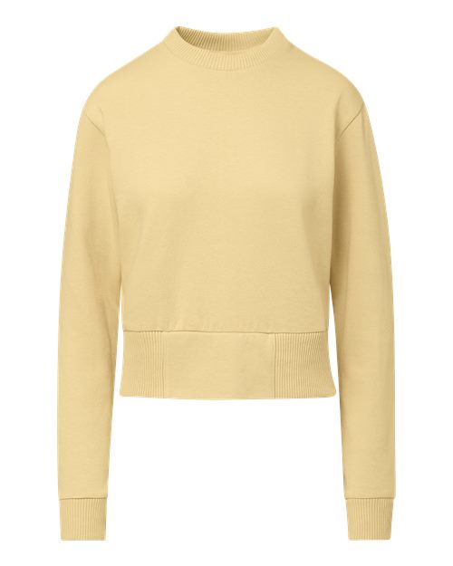 MV Sport Women's Romi Cloud Fleece Crop Crewneck Sweatshirt W22106
