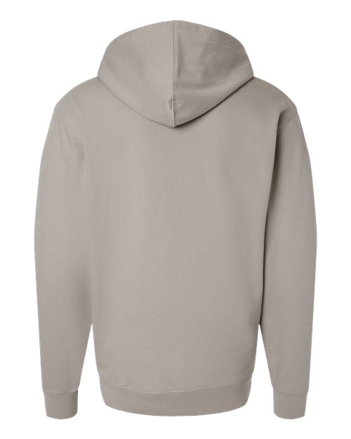 Independent Trading Co. Midweight Hooded Sweatshirt SS4500 Brown Custom Embroidered Business Logo