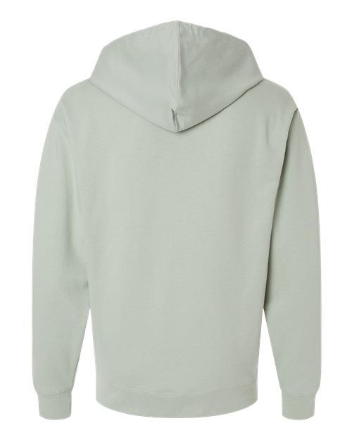 Independent Trading Co. Midweight Hooded Sweatshirt SS4500 Dusty Pink Custom Embroidered Business Logo