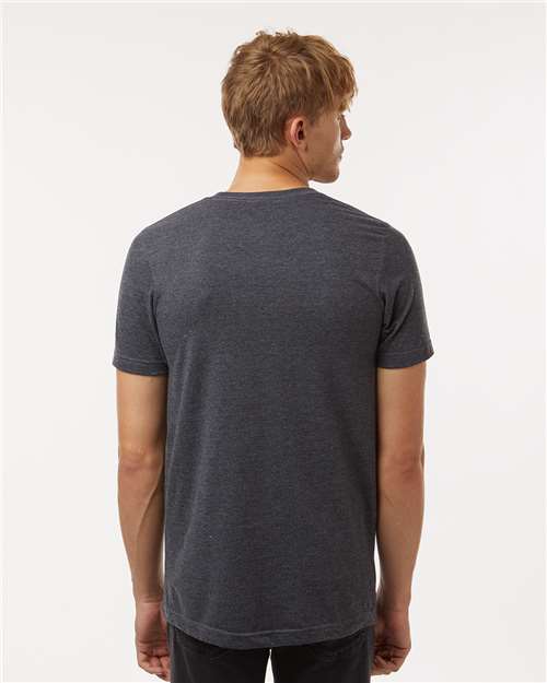Tultex Combed CVC T-Shirt 602CVC Heather Dark Grey