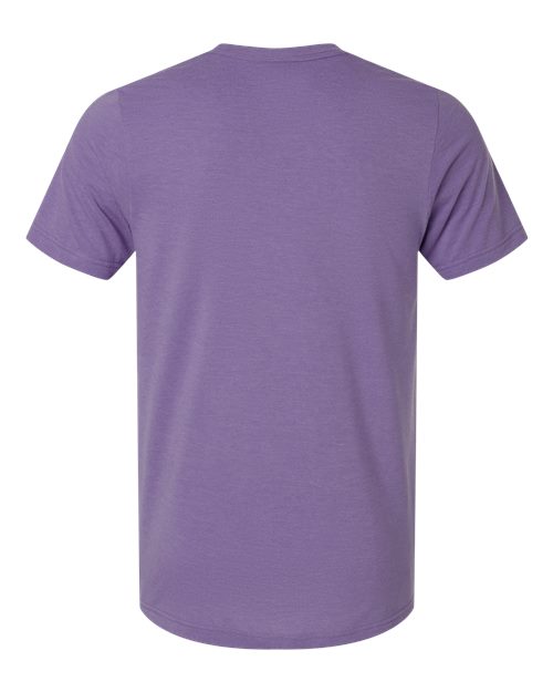 Tultex Combed CVC T-Shirt 602CVC Heather Deep Purple