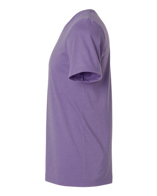 Tultex Combed CVC T-Shirt 602CVC Heather Deep Purple