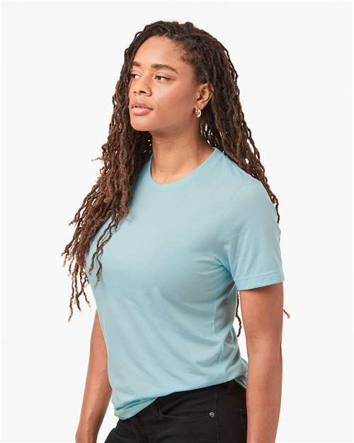Tultex Combed CVC T-Shirt 602CVC Heather Ice Blue