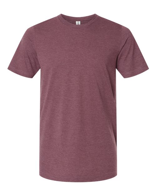 Tultex Combed CVC T-Shirt 602CVC Heather Maroon