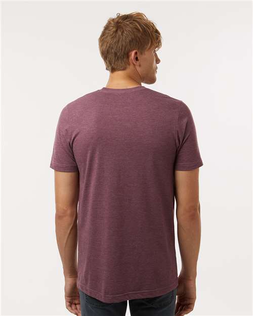 Tultex Combed CVC T-Shirt 602CVC Heather Maroon