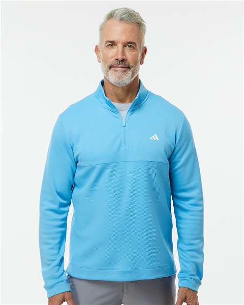 Custom Embroidered Adidas Ultimate365 Textured Quarter-Zip Pullover A2001