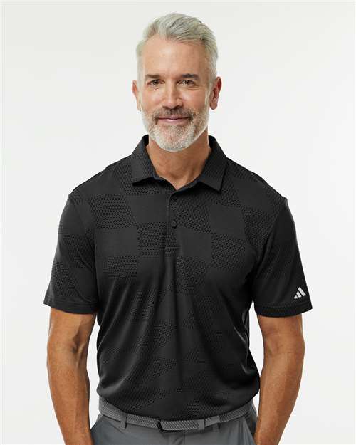 Custom Embroidered Adidas Ultimate365 Textured Polo A2004