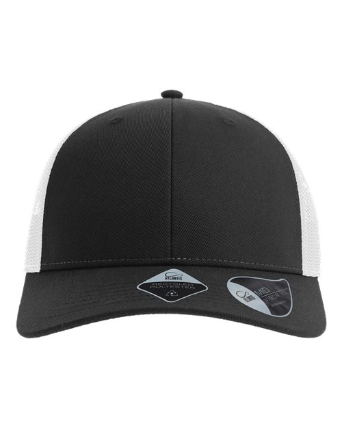Atlantis Headwear Sustainable Trucker Cap BRYCE Custom Embroidered Business Logo