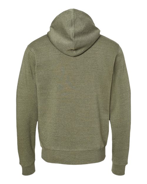 J. America Triblend Full-Zip Hooded Sweatshirt 8872