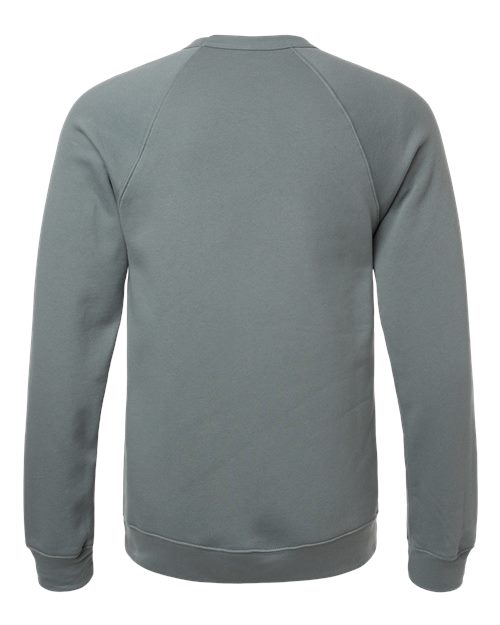 BELLA + CANVAS Sponge Fleece Raglan Crewneck Sweatshirt 3901 Blue Storm