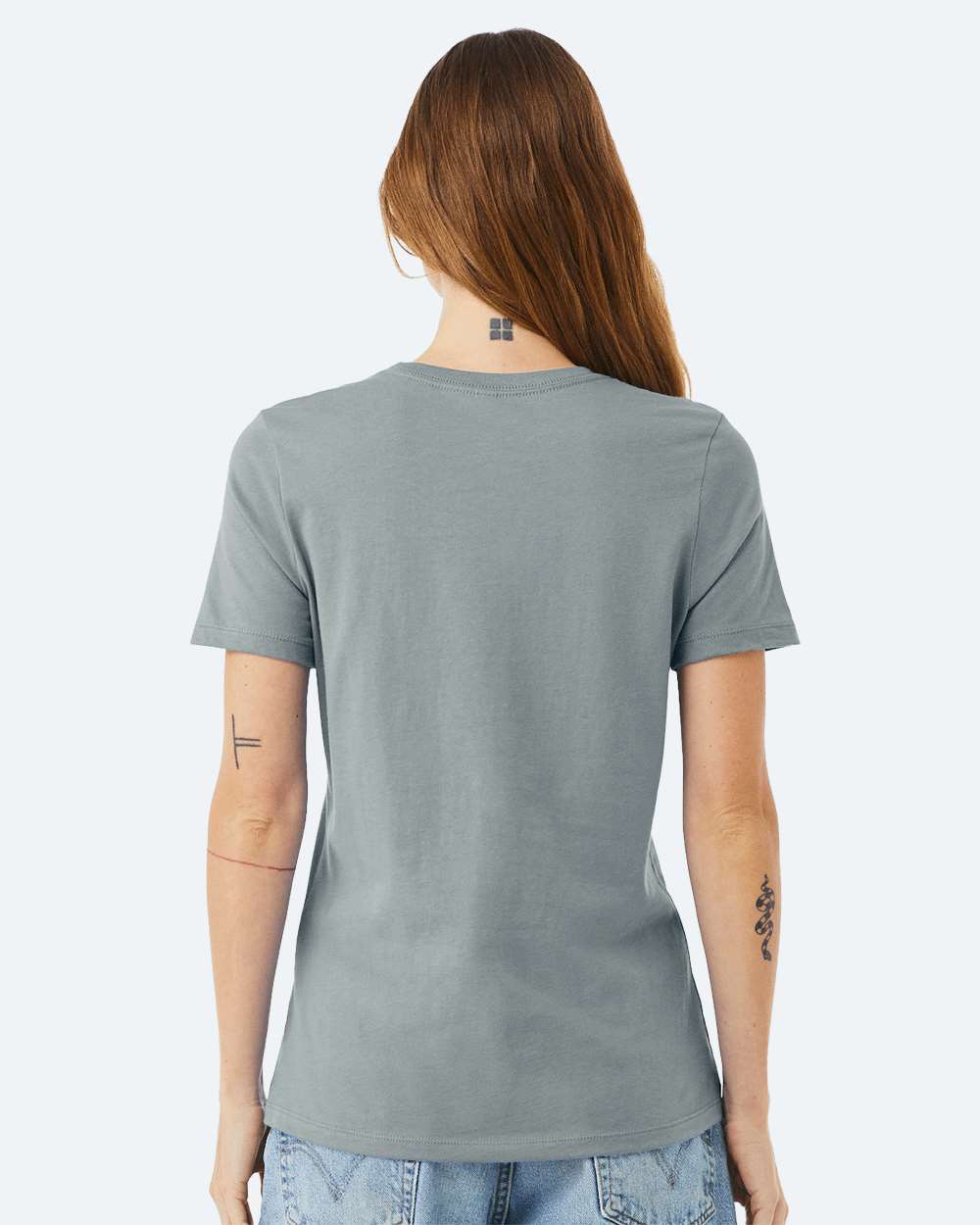 BELLA + CANVAS Women’s Relaxed Jersey Tee 6400 Blue Storm