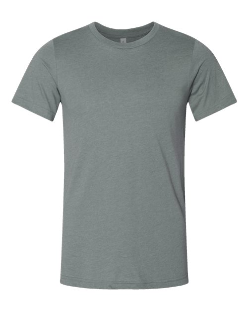 BELLA + CANVAS CVC Jersey Tee 3001CVC Heather Blue Storm