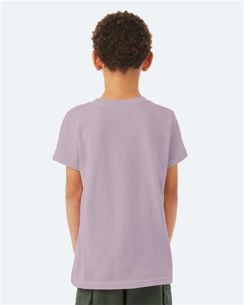 BELLA + CANVAS Youth Jersey Tee 3001Y Light Violet