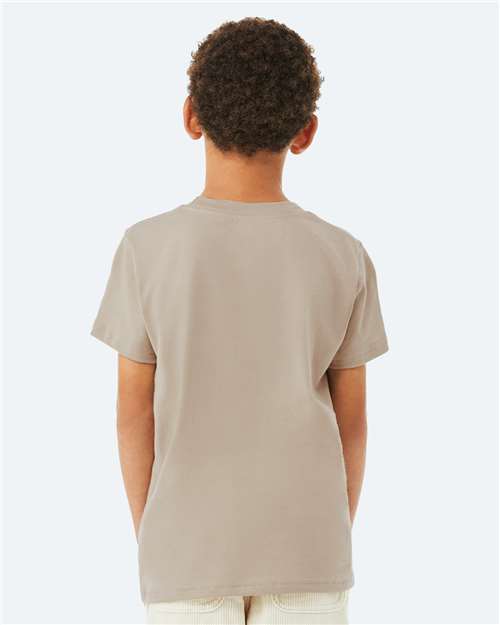 BELLA + CANVAS Youth Jersey Tee 3001Y Tan