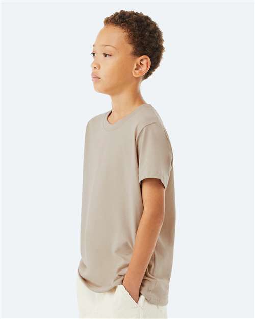 BELLA + CANVAS Youth Jersey Tee 3001Y Tan