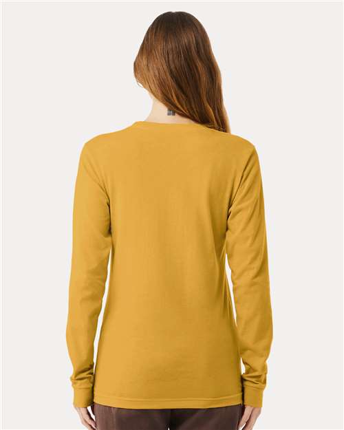 BELLA + CANVAS Heather CVC Long Sleeve Tee 3501CVC Heather Mustard