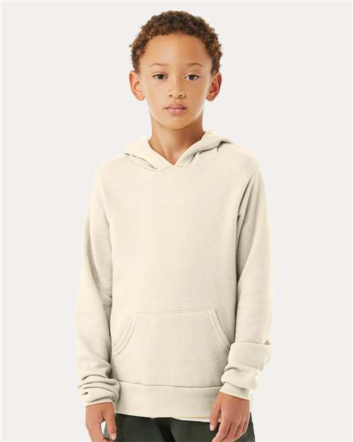Custom Embroidered BELLA + CANVAS Youth Sponge Fleece Hoodie 3719Y