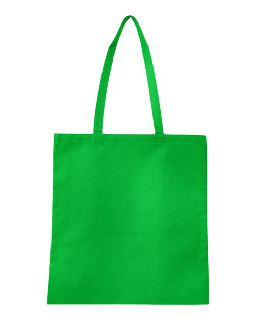 Q-Tees Non-Woven Tote Bag Q126300 Custom Embroidered Business Logo