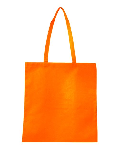 Q-Tees Non-Woven Tote Bag Q126300 Custom Embroidered Business Logo