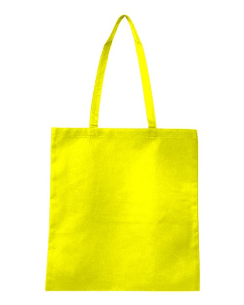 Q-Tees Non-Woven Tote Bag Q126300 Custom Embroidered Business Logo
