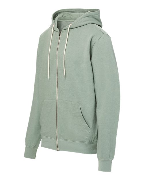 MV Sport Retro Heather Full-Zip Hooded Sweatshirt 2349