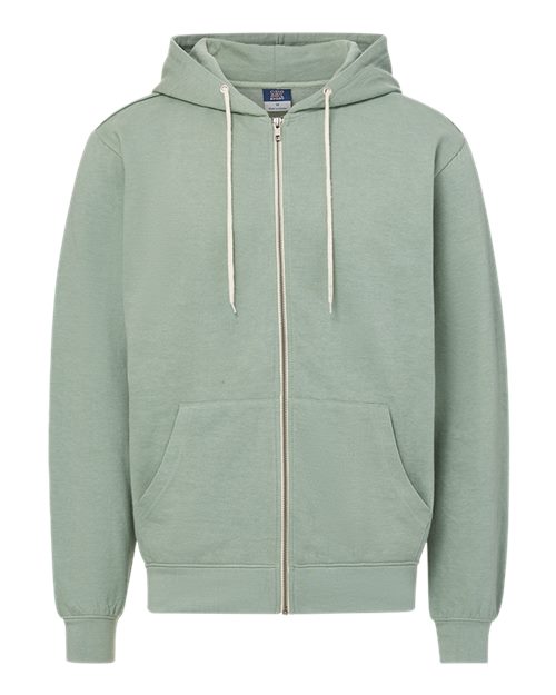 MV Sport Retro Heather Full-Zip Hooded Sweatshirt 2349