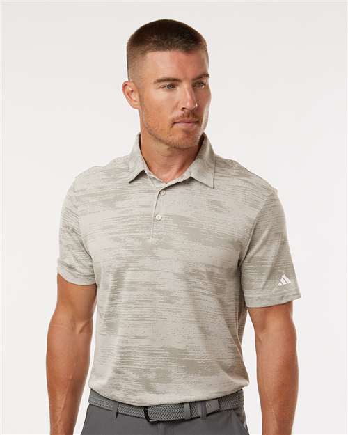 Custom Embroidered Adidas Ultimate365 Textured Stripe Polo A2005
