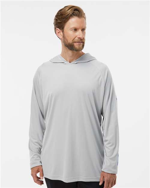 Custom Embroidered Columbia PFG Terminal Tackle™ Hooded Long Sleeve T-Shirt 212482