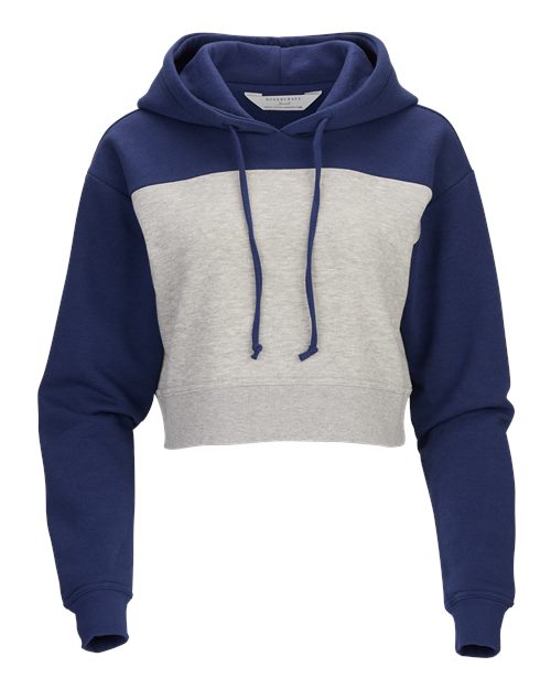 Boxercraft Women's Cropped Fleece Hooded Sweatshirt BW5404