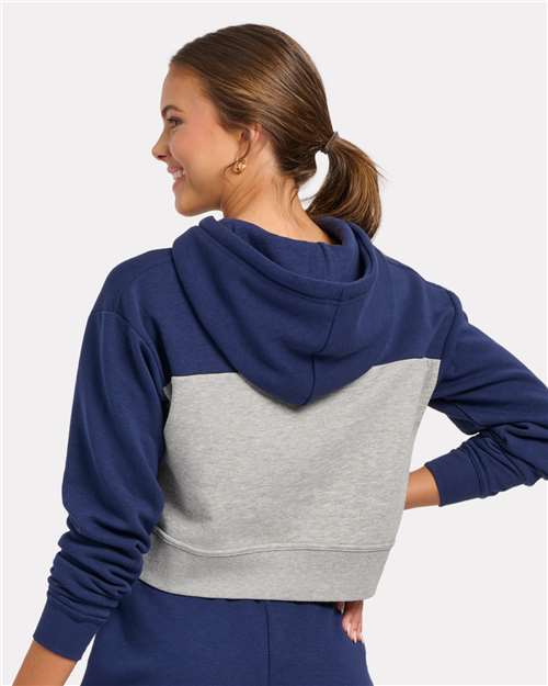 Boxercraft Women's Cropped Fleece Hooded Sweatshirt BW5404
