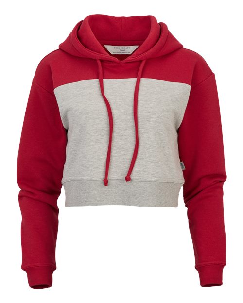 Boxercraft Women's Cropped Fleece Hooded Sweatshirt BW5404