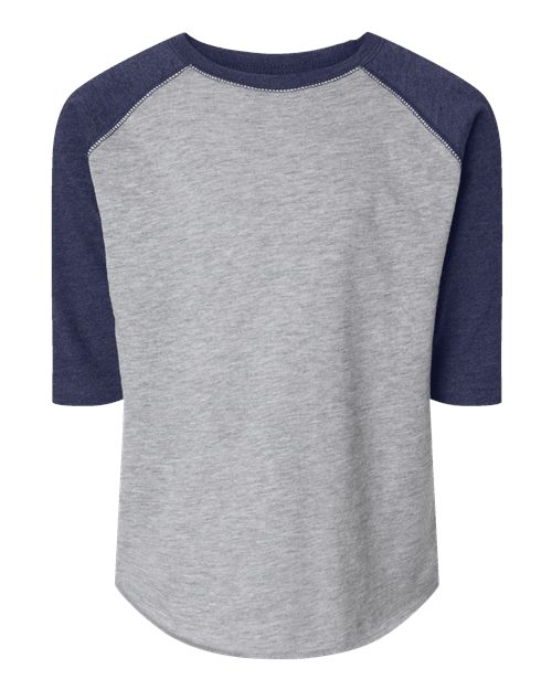 Rabbit Skins Toddler Baseball Fine Jersey Three-Quarter Sleeve Tee 3330