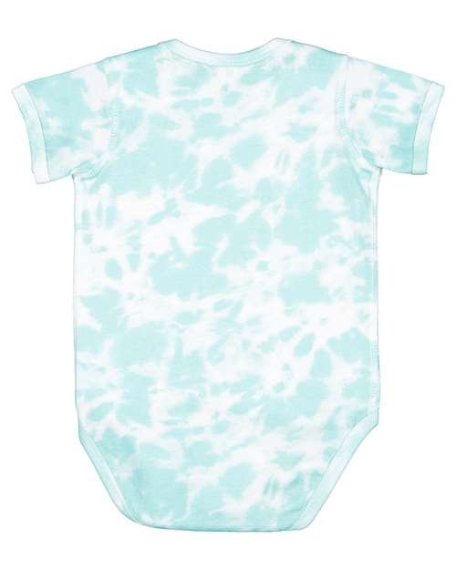 Rabbit Skins Infant Fine Jersey Bodysuit 4424 Island Tie Dye