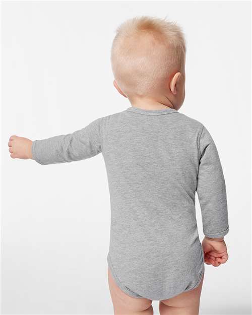 Rabbit Skins Infant Fine Jersey Long Sleeve Bodysuit 4421