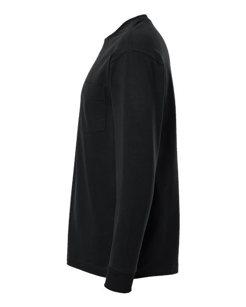 American Apparel Super Heavyweight Long Sleeve Pocket Tee 9410